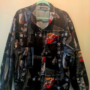 Nautica Men's jacket, America's cup sailing inspired, reversible,  vintage.